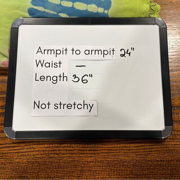 Embroidered scoop neck sleeveless tie dye knee length a-line swing dress - Picture 10 of 14